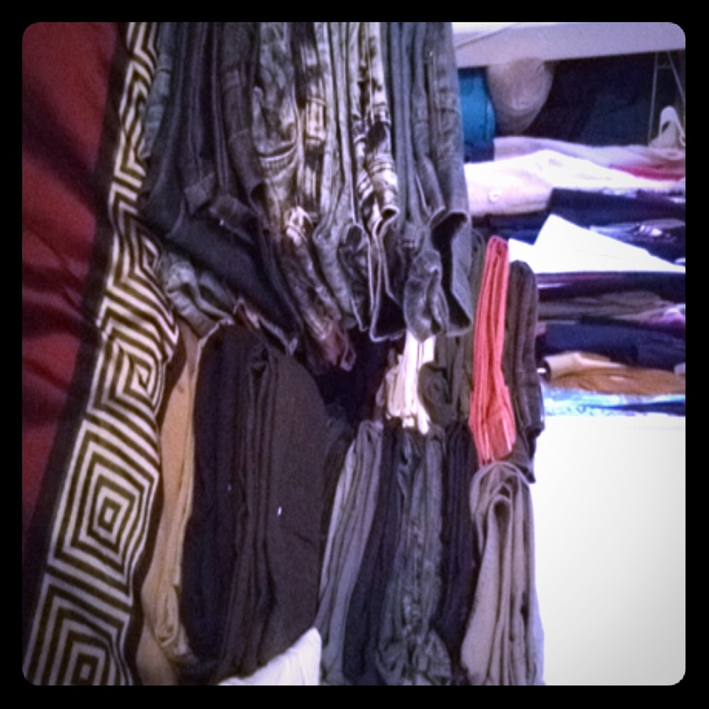 Lot of jeans